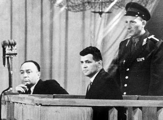 Powers on trial in Moscow (Author unknown)